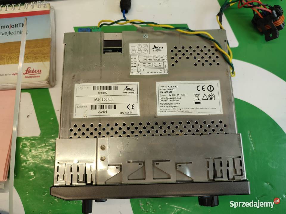 Monitor Nawigacja Radar Leica mojoRTK MJC200 EU Wilkowo