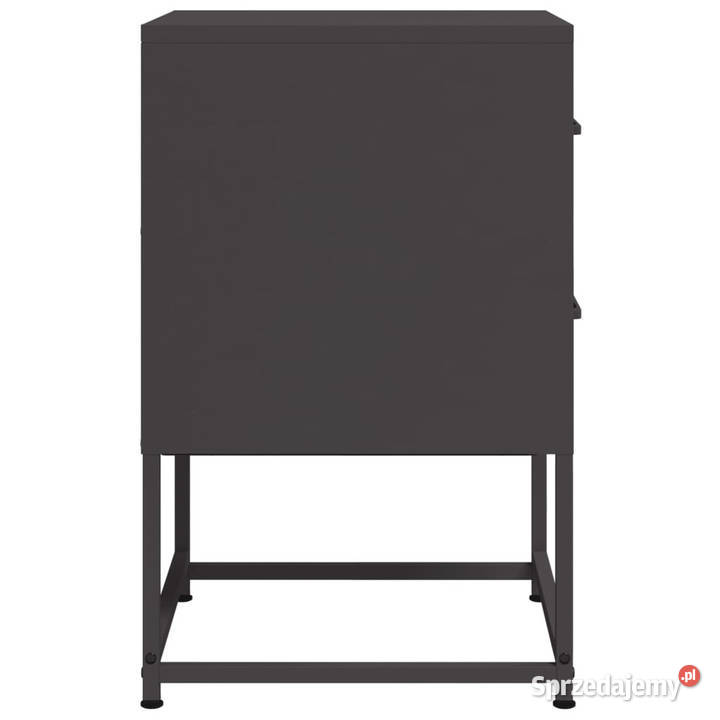 Szafka nocna czarna 36x39x605 stal WM846458 Warszawa