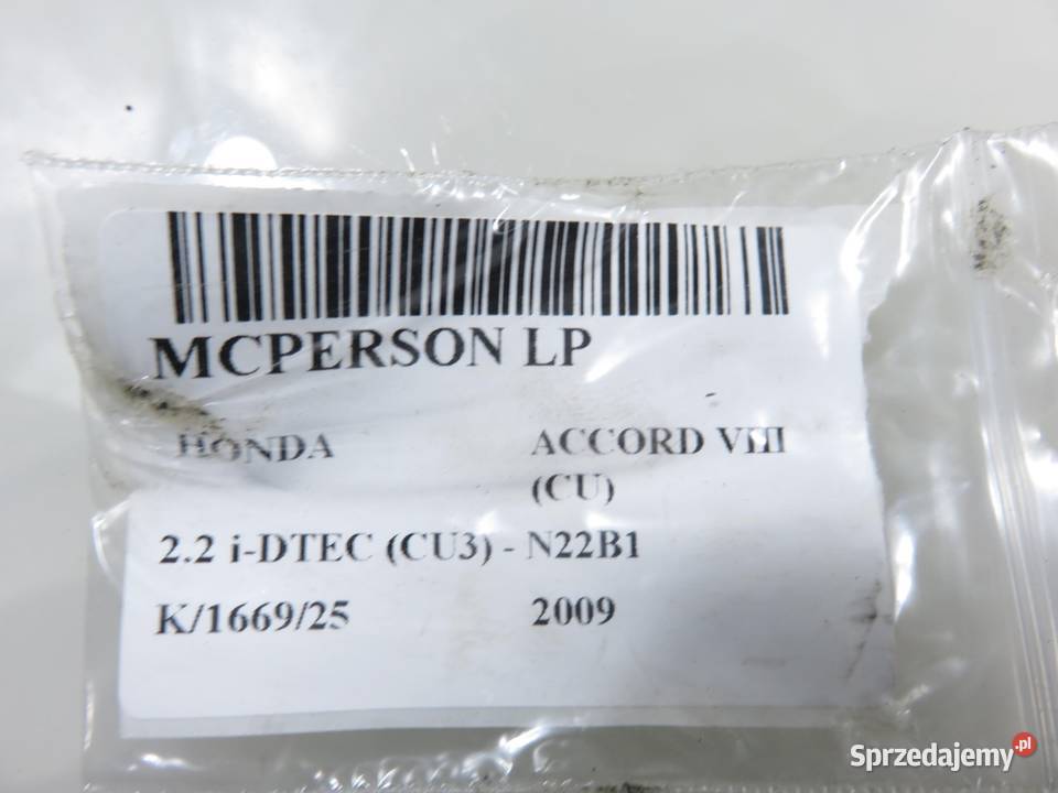 MCPERSON LEWY PRZEDNI HONDA ACCORD VIII 22 iDTEC