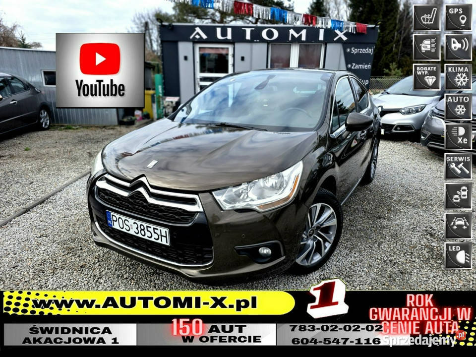 Citroen DS4 20 D163 FULL 225 przebieg Gwarancja dolnośląskie