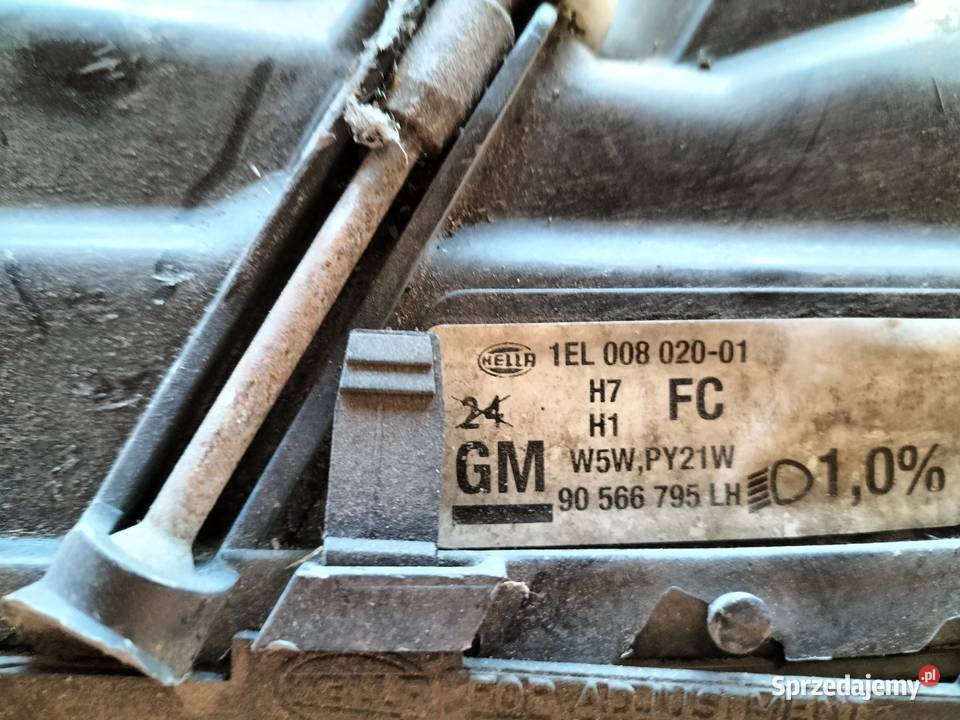 LAMPA LEWA PRZÓD OPEL OMEGA B Lewe Oświetlenie