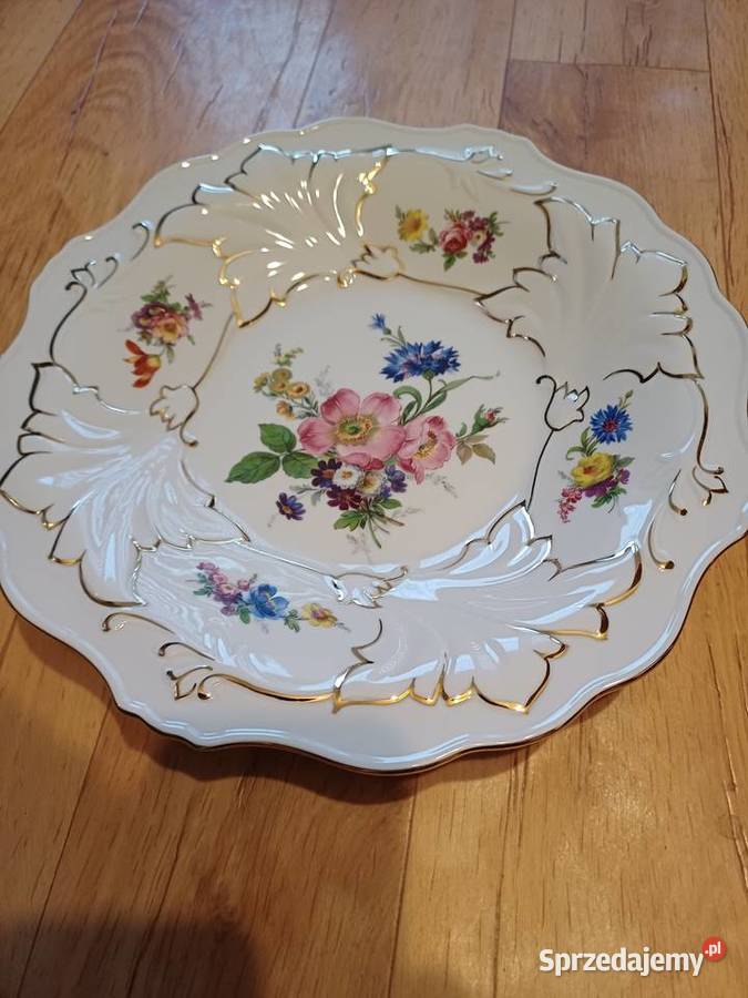 Welka patera Weimar Porcelana i szkło Lubań