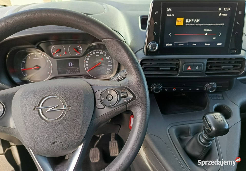 Opel Combo VAN XL 15 BlueHDI 102 VAT23 bluetooth Nowy Sącz