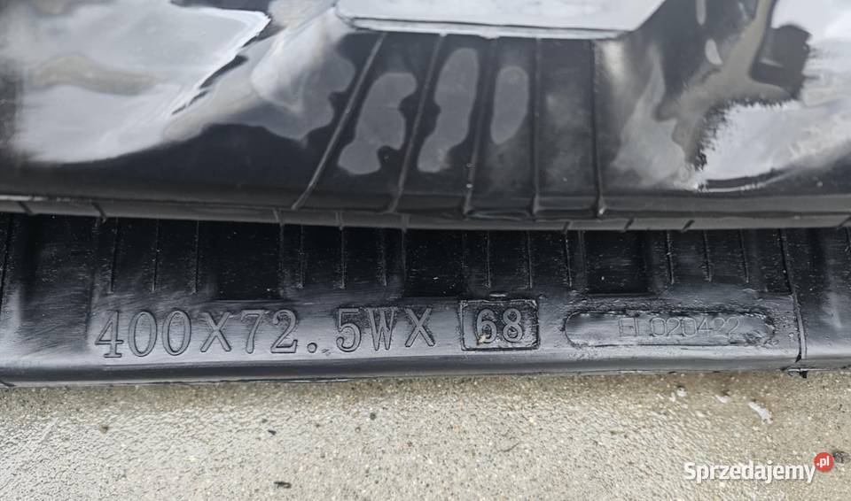 NOWA gąsienica gumowa 400x725WX68 Kubota Yanmar nie Mszana Dolna sprzedam
