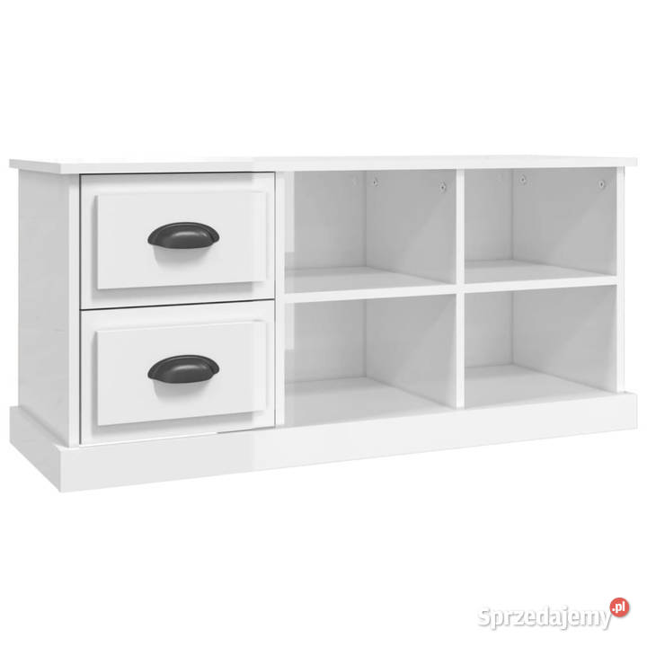Szafka pod TV wysoki połysk biała 102x355x475 Warszawa sprzedam