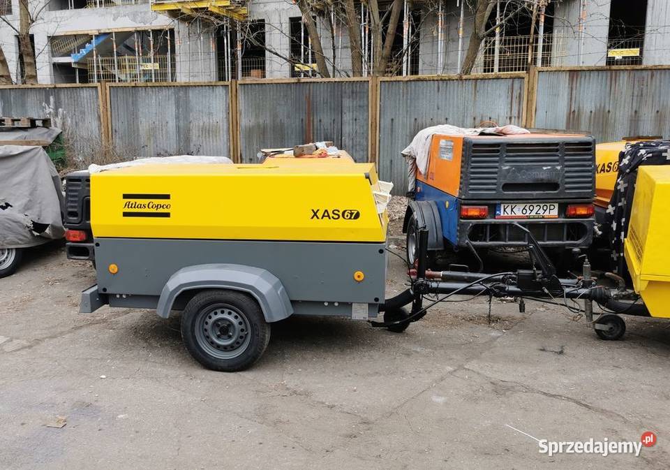 Kompresor przewoźny spalinowy Atlas Copco XAS67 Kraków