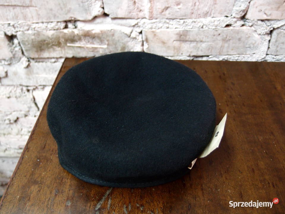 Beret filcowy produkcja polska PRL Bielsko Biała Łódź