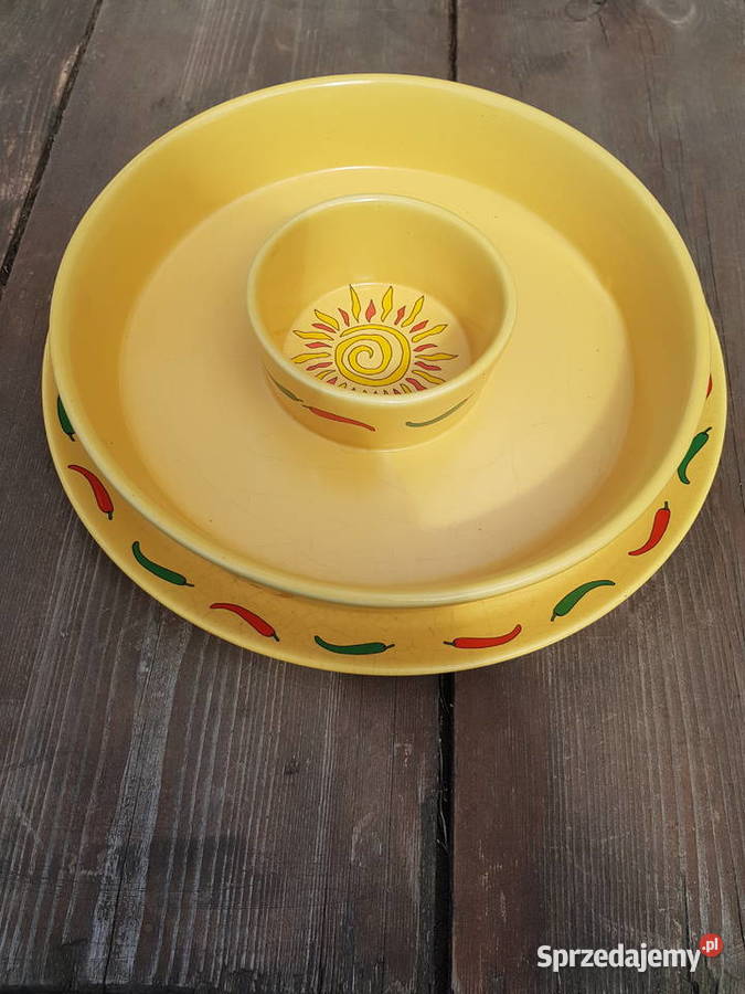 Miska i talerz do nachos Sagaform 1970 Białogard