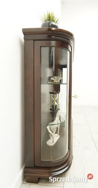 Zabytkowa witryna w stylu chippendale z lat Jerka