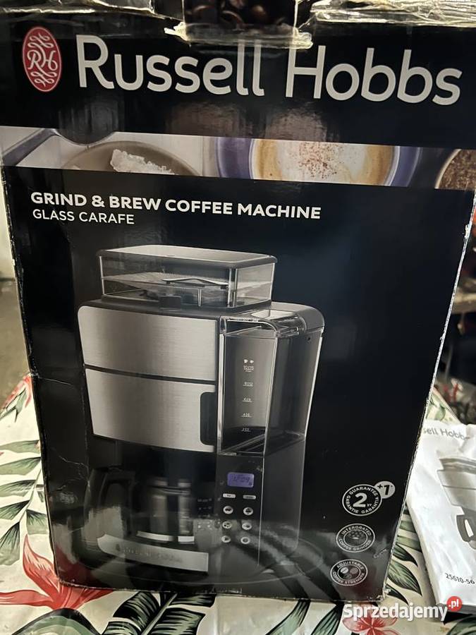 Ekspres przelewowy russel hobbs z młynkiem