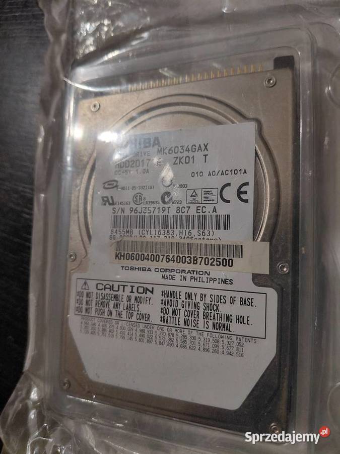 Dysk do laptopa ATA IDE 25 2,5” Grodzisk sprzedam