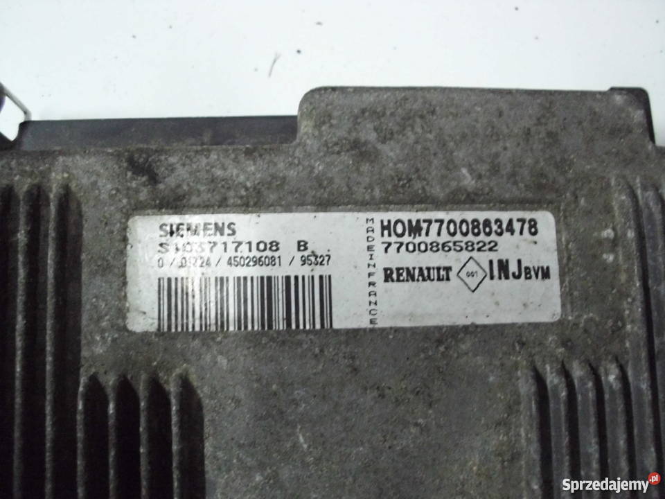 Komputer silnika 18 RENAULT LAGUNA I S113717108B Lubin