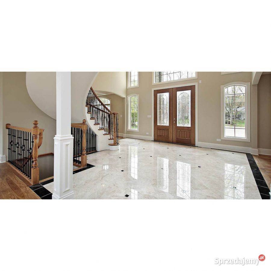 Płytki Marmur Queen Beige polerowane 406x61x12 Łódź