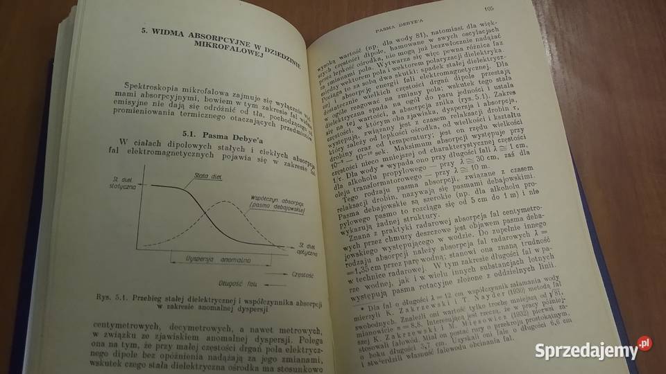 Mikrofale i spektroskopia mikrofalowa Arkadiusz Rok wydania 1953 pomorskie