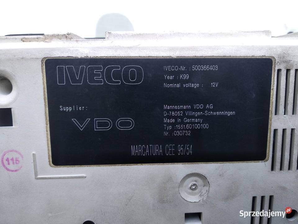 Iveco Daily III 3 licznik zegary prędkościomierz Sieradz sprzedam