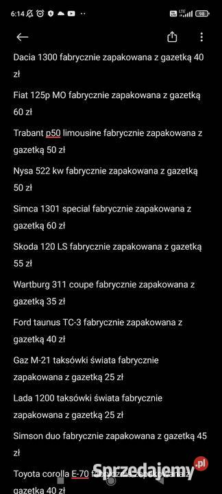 Kolekcja Kultowe Auta PRLu