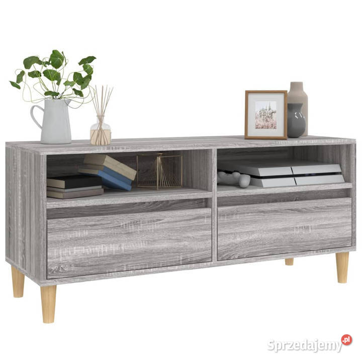 Szafka pod TV szary dąb sonoma 100x345x445 mazowieckie