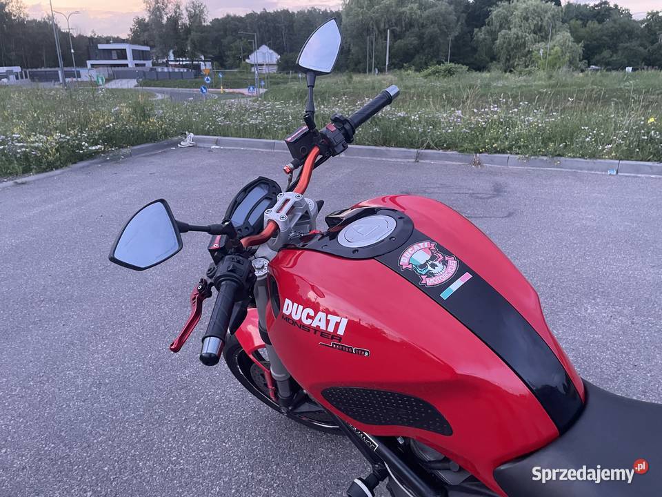 Ducati Monster 696 2012 sprzedaż zamiana czerwony Motocykle, skutery, quady Dąbrowa Górnicza