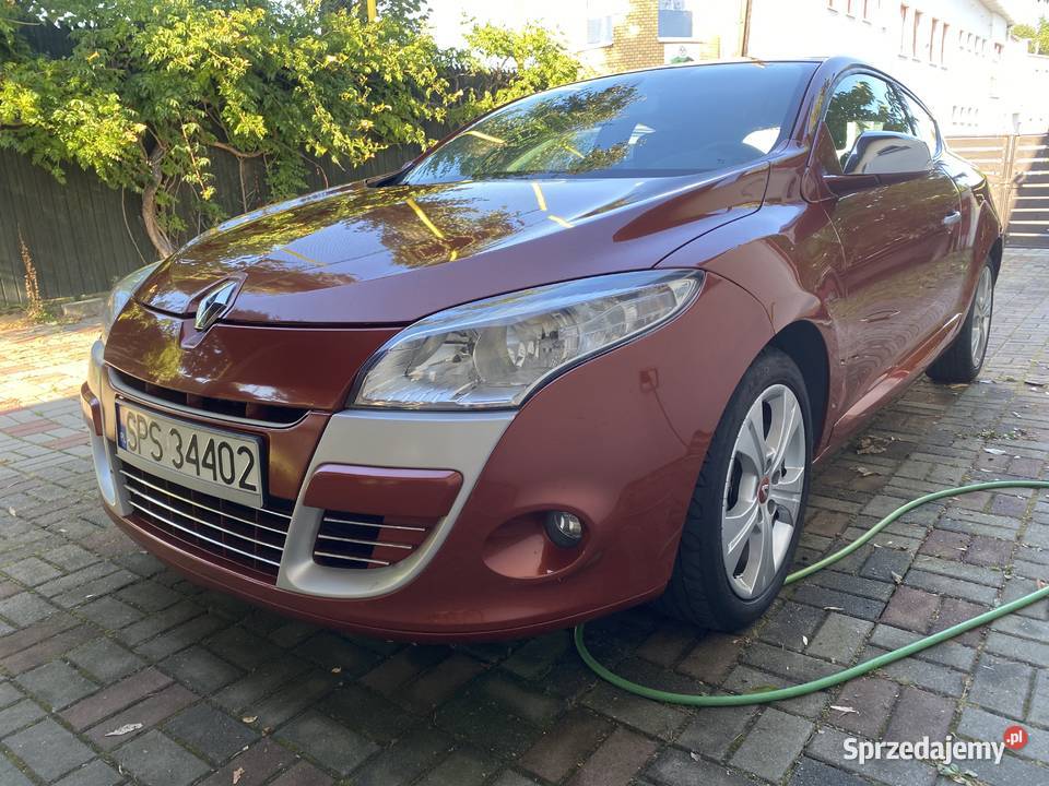 Renault Megane III coupe przebieg 107 krajowy elektryczne lusterka śląskie Pawłowice