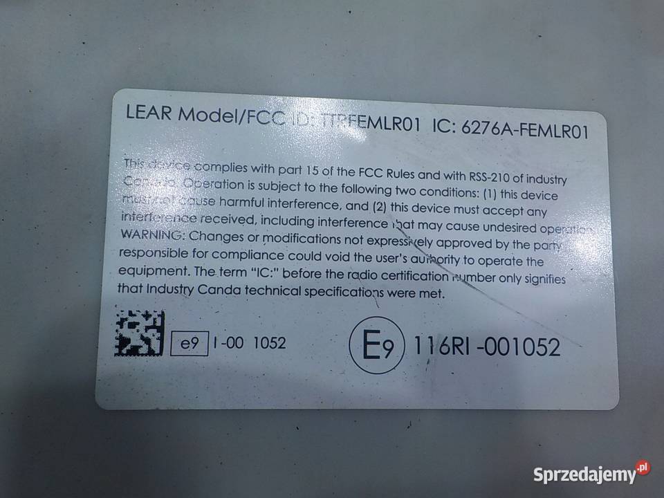 BMW 1 F20 16 B 13r 1115 5D modul sterownik FEM osobowe