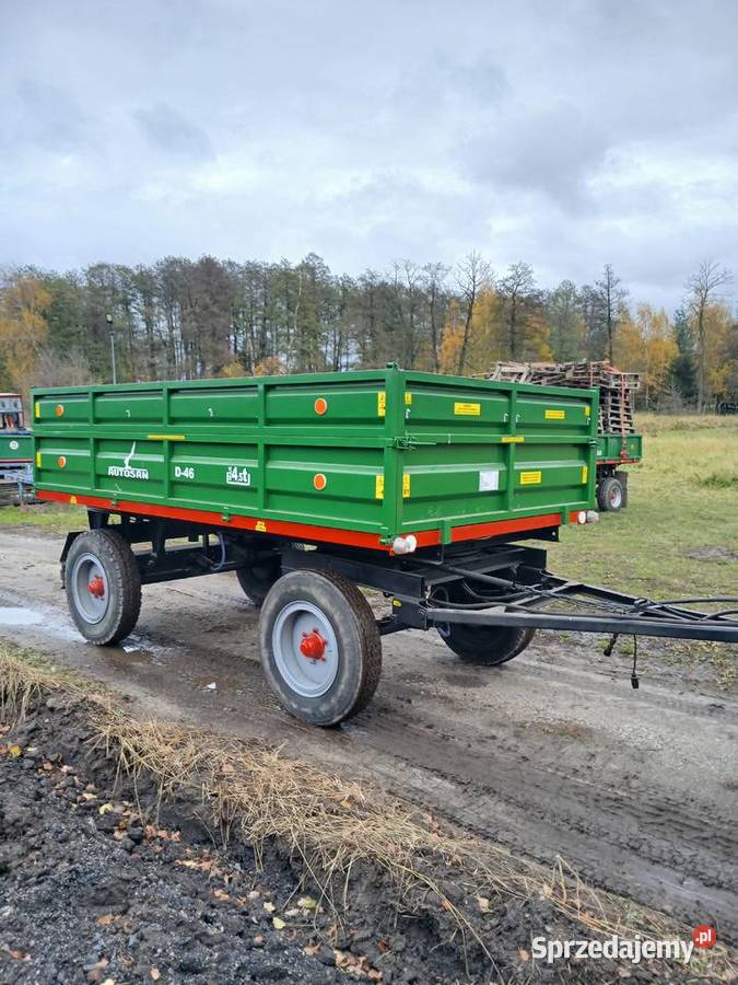 Przyczepa wywrotka d46 Przyczepy rolnicze Rzgów