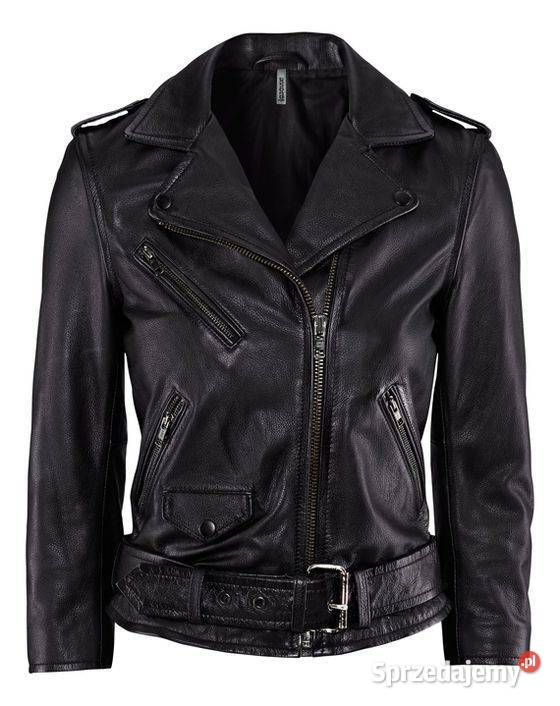 czarna kurtka HM xs 34 ramoneska biker Odzież damska Toruń