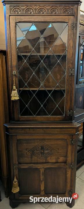 Dębowa narożna witryna ludwikowskasklep Dąbrowa Dąbrowa Górnicza