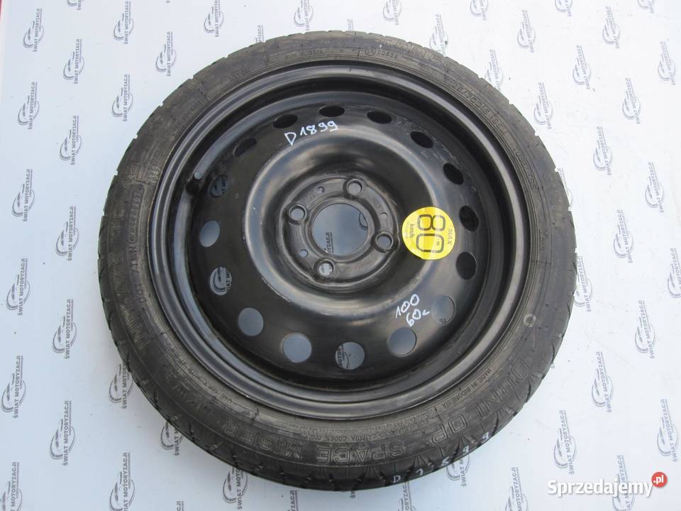 NISSAN koło dojazdowe 1257015 95M 4x100 ET40 Motoryzacja