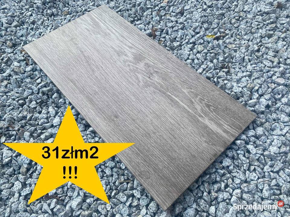 OKAZJA Gres Drewnopodobny HOME WOOD DARK 30x60 Wiskitki sprzedam