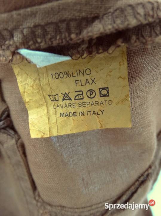 Spódnica Lniana 100 Len Trapezowa o Kształcie Długość Midi podlaskie Łomża sprzedam