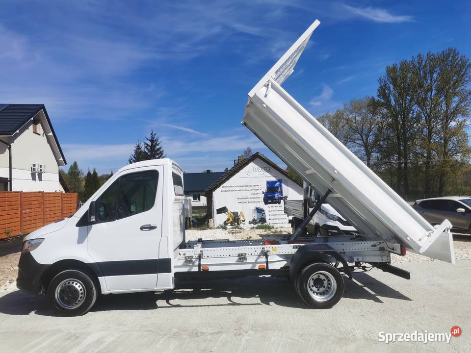 Mercedes Sprinter 514 kiper Wywrotka blizniak Książ Wielki