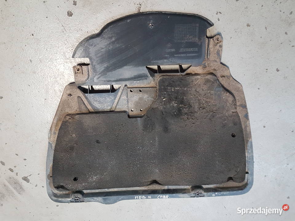 RENAULT MEGANE III CABRIO COUPE OSLONA SILNIKA Elementy wygłuszające