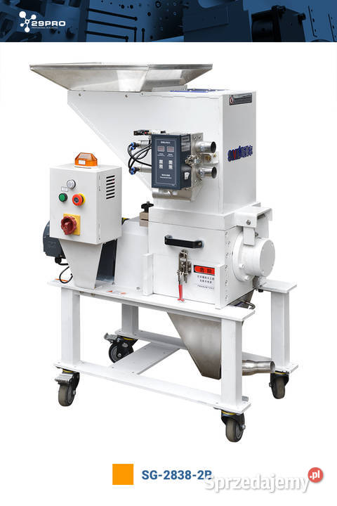 Młyn granulator wolnoobrotowy 22 kW do tworzyw