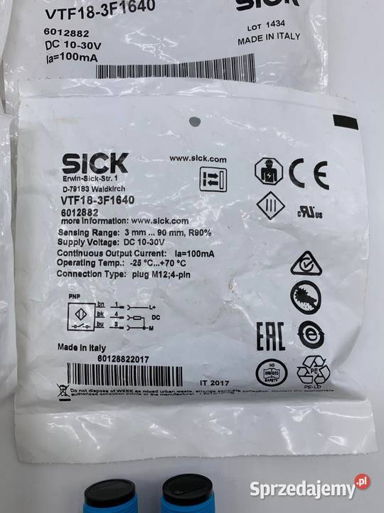 Sick VTF183F1640 Photoelectric Sensor Warszawa