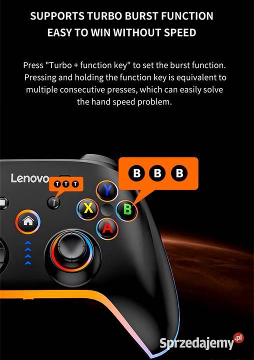 GAMEPAD PAD KONTROLER DO GIER PC BEZPRZEWODOWY Myślenice