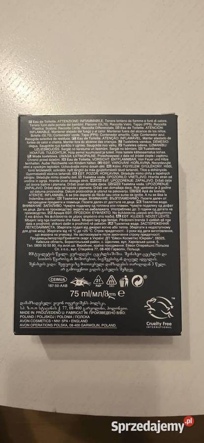 Woda toaletowa Avon musk rain śląskie