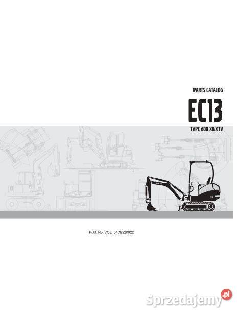 Volvo EC45 EC15B EC20B EC13 katalog częsci motoryzacja, transport Kielce