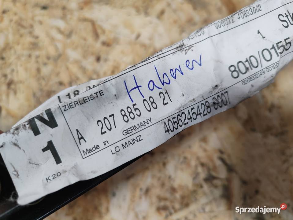 Mocowanie Ślizg Zderzaka Prawy Tył Mercedes W207 osobowe wielkopolskie Pleszew