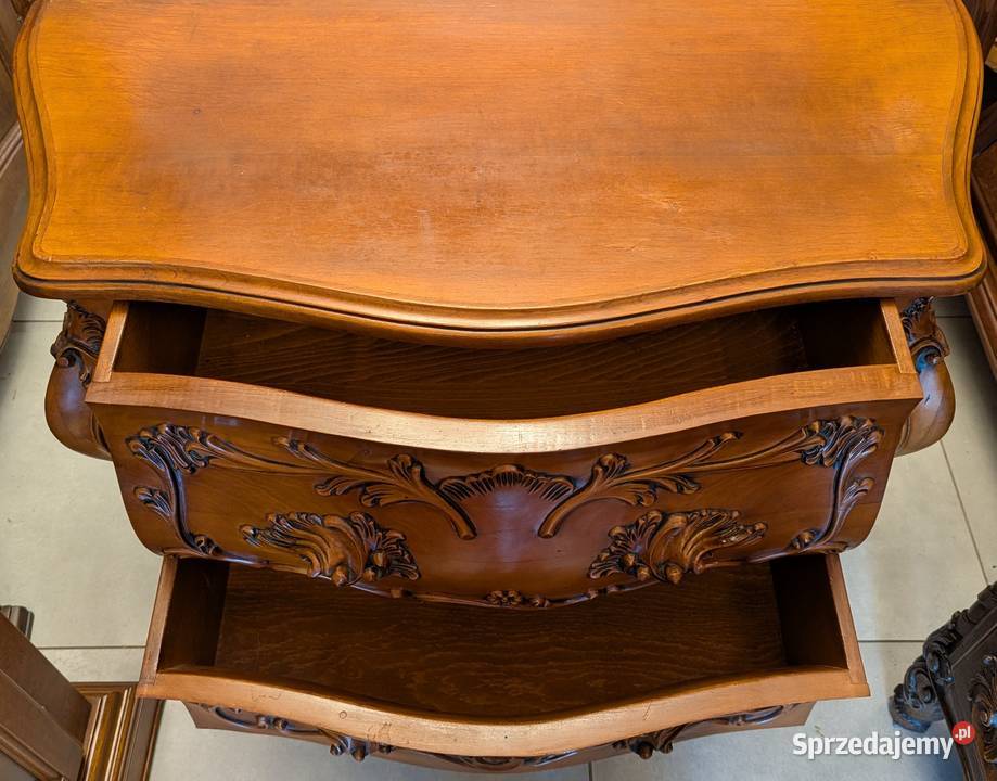 Wspaniała komoda neobarokowa orzech sklep Meble Dąbrowa Górnicza