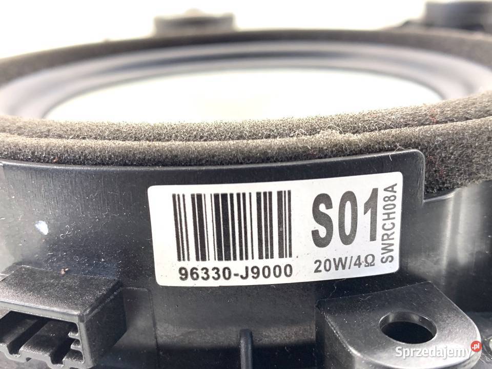 GŁOŚNIKI KOMPLET HYUNDAI KONA 96330J9000 osobowe Sprzęt audio fabryczny