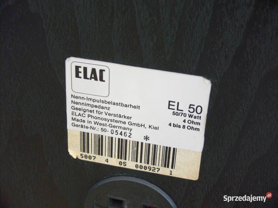 Kolumny ELAC EL 50 sprawne WYSYŁKA Jasło