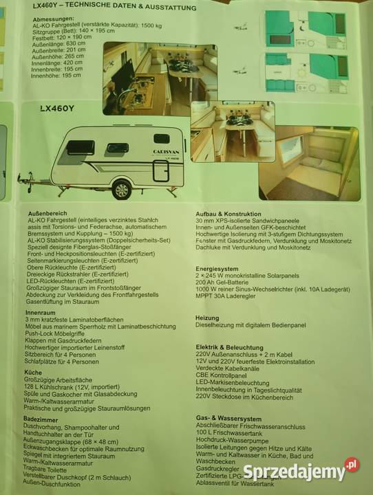 Nowe przyczepy kempingowe na sprzedaż Caravans Kempingowe Wrocław