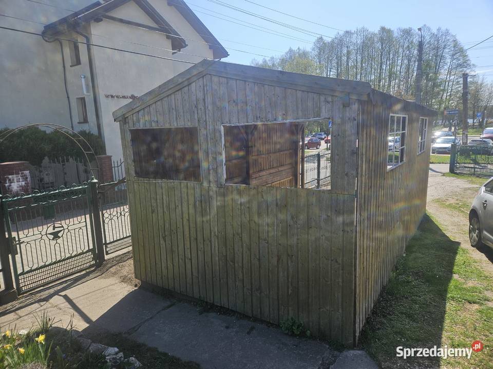 Wiata 3 x 55 drewniana solidna Tychy