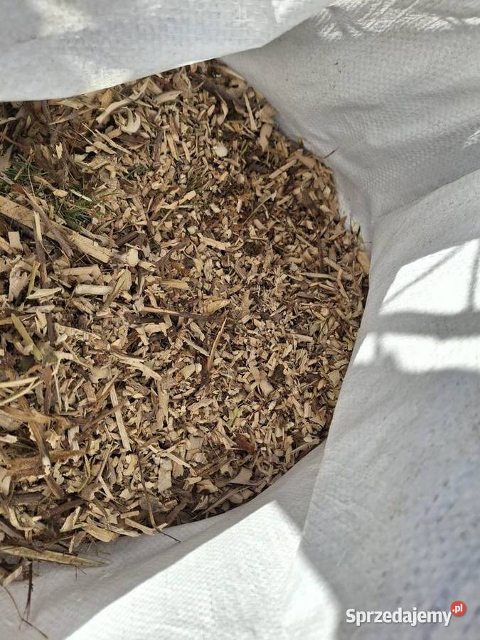 Zrębki drewniane mulcz do ogrodu do nawożenia
