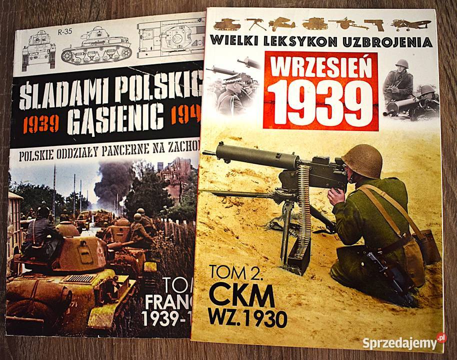 CKM Wz 1930 Leksykon uzbrojenia Wrzesień 1939 kujawsko-pomorskie Chełmno sprzedam