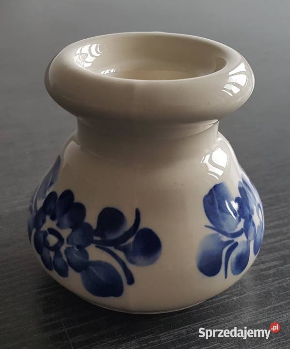 Świecznik porcelanowy porcelana fajans kaganek Legnica