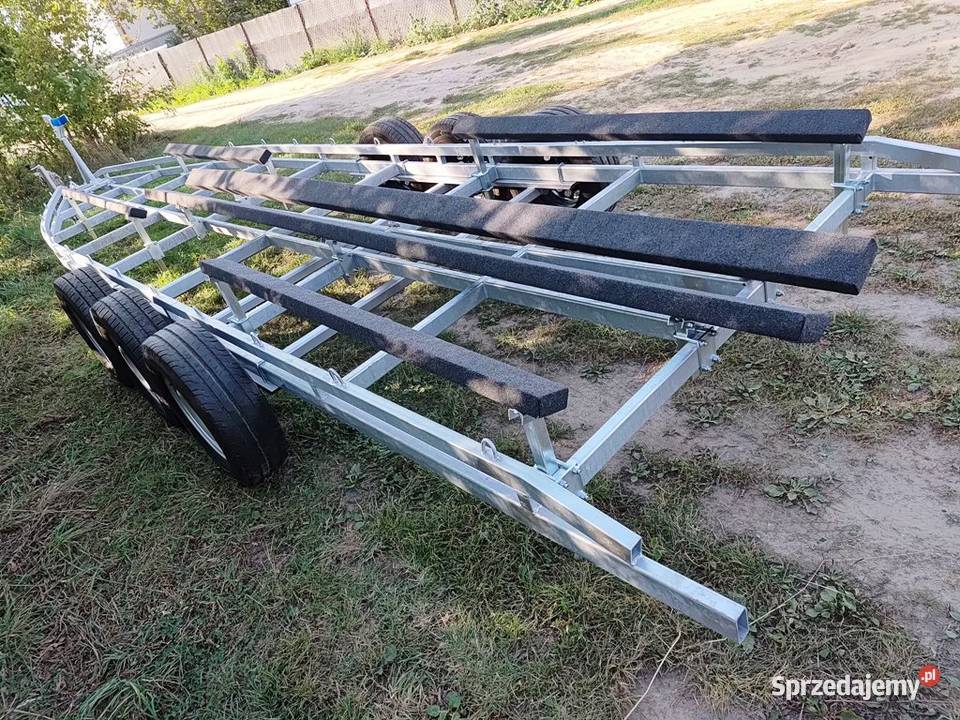 Przyczepa podłodziowaslipowa portowa trzyosiowa Wyszków