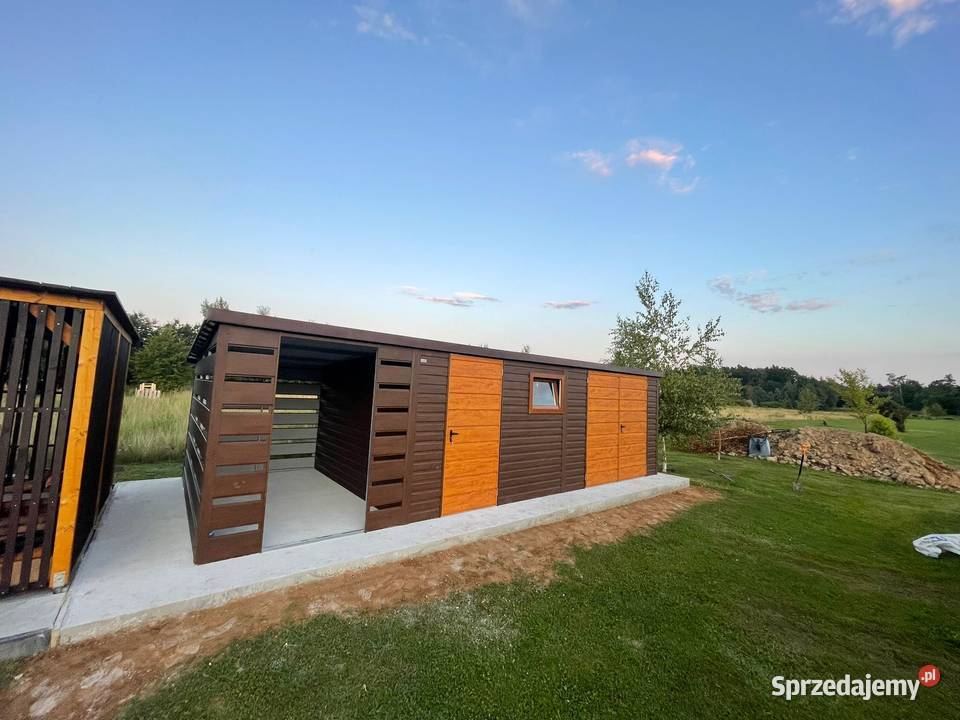 Domek ogrodowy garaż blaszany 8x35 producent 6x6 Bytom