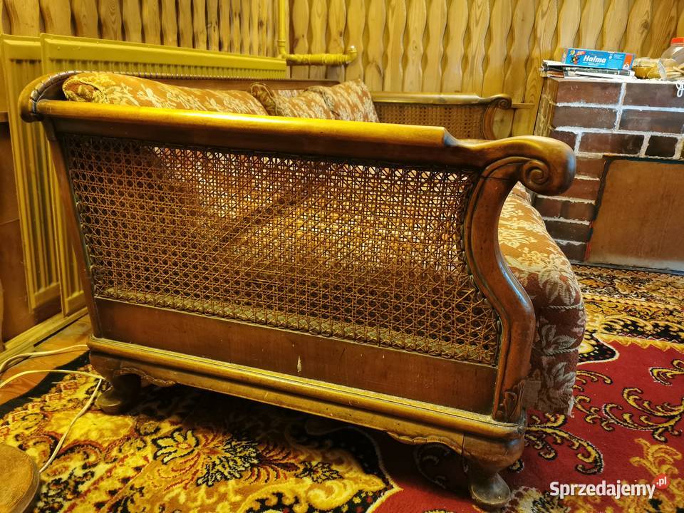 Przedwojenna sofa w stylu chippdale Poznań