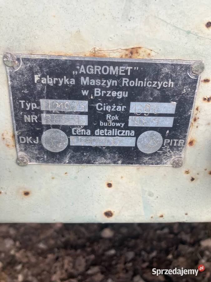 rozrzutnik obornika Agromet Przezwody